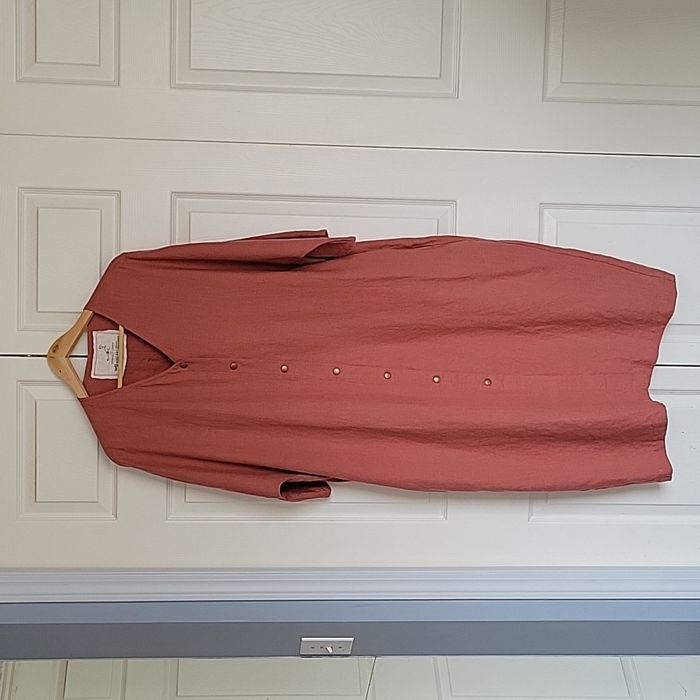 notPERFECTLINEN Tour Tunic Cinnamon Rose